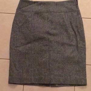 Grey Wool Skirt